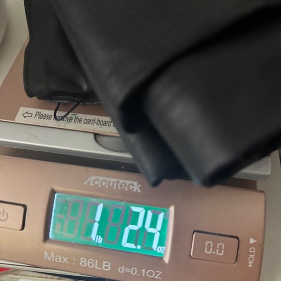 NYDJ Marilyn Straight Black Coated Lift Tuck Womens leather Pants Size 12 new - Picture 16 of 16